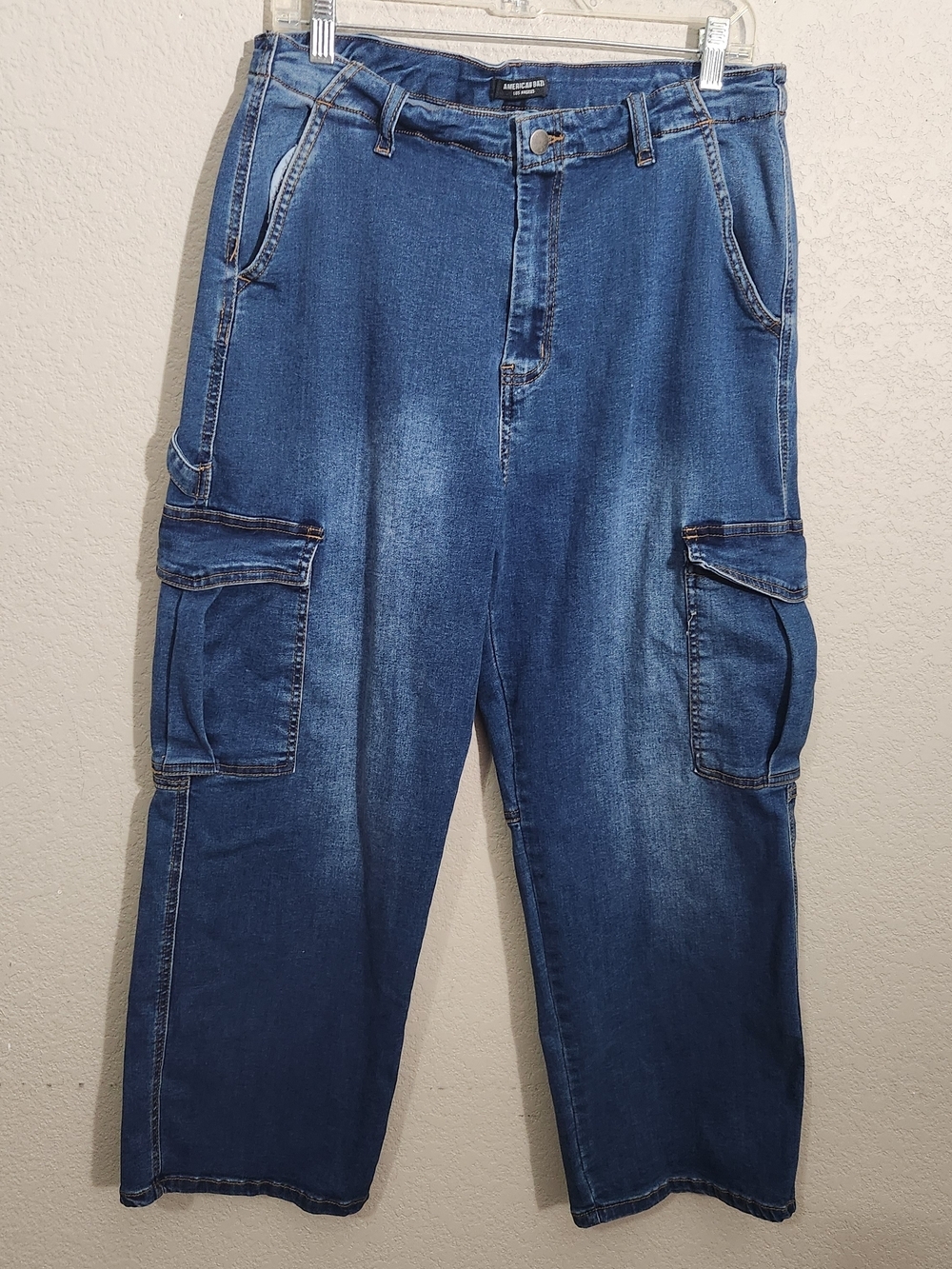 American Bazi Cargo Pants 1X Denim